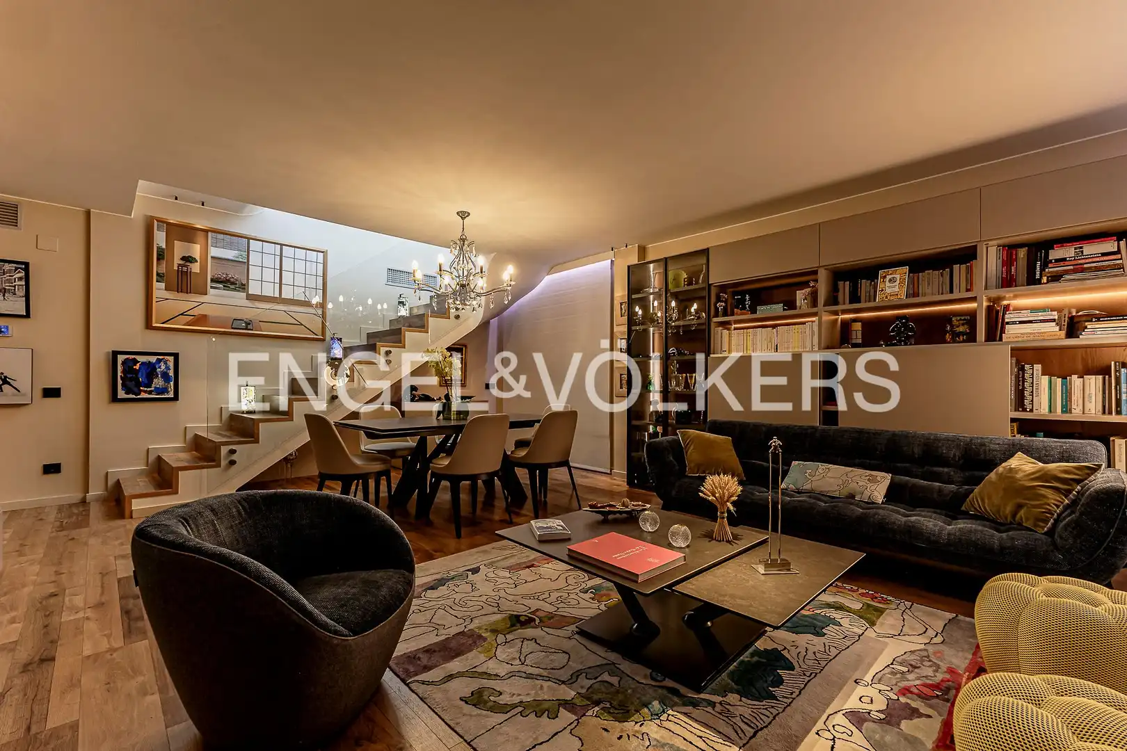 Sala de estar de Ático en venta en Sitges con Aire acondicionado, Calefacción y Jardín privado