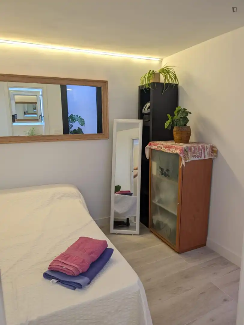 Bedroom of Houses for rent in Madrid  with Air Conditioner, Furnished and Washing machine