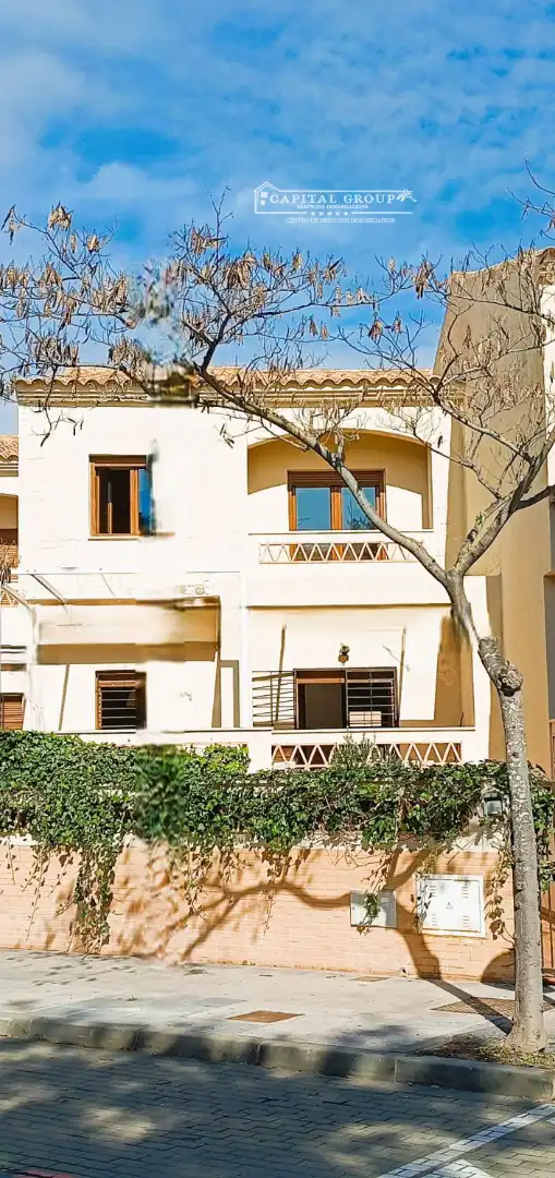 Exterior view of Houses for sale in Punta Umbría  with Terrace, Balcony and Community pool