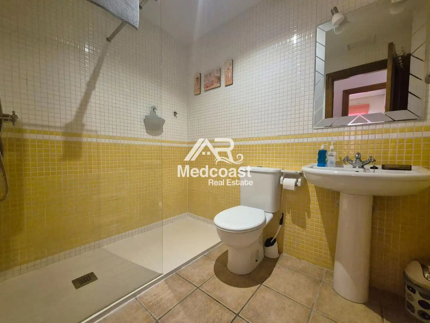 Badezimmer von Wohnung zum Verkauf in Vera mit Klimaanlage, Terrasse und Schwimmbad