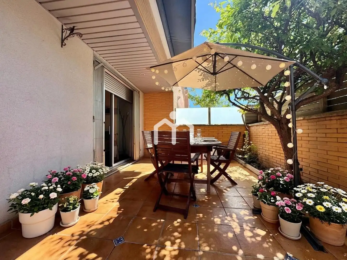 Terrasse von Wohnung zum Verkauf in Montgat mit Klimaanlage, Heizung und Parkett