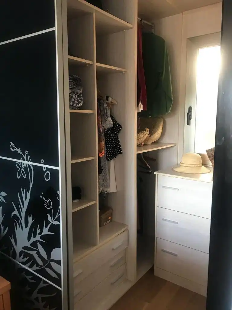 Schlafzimmer von Wohnung zur Miete in Cullera mit Klimaanlage, Terrasse und Möbliert