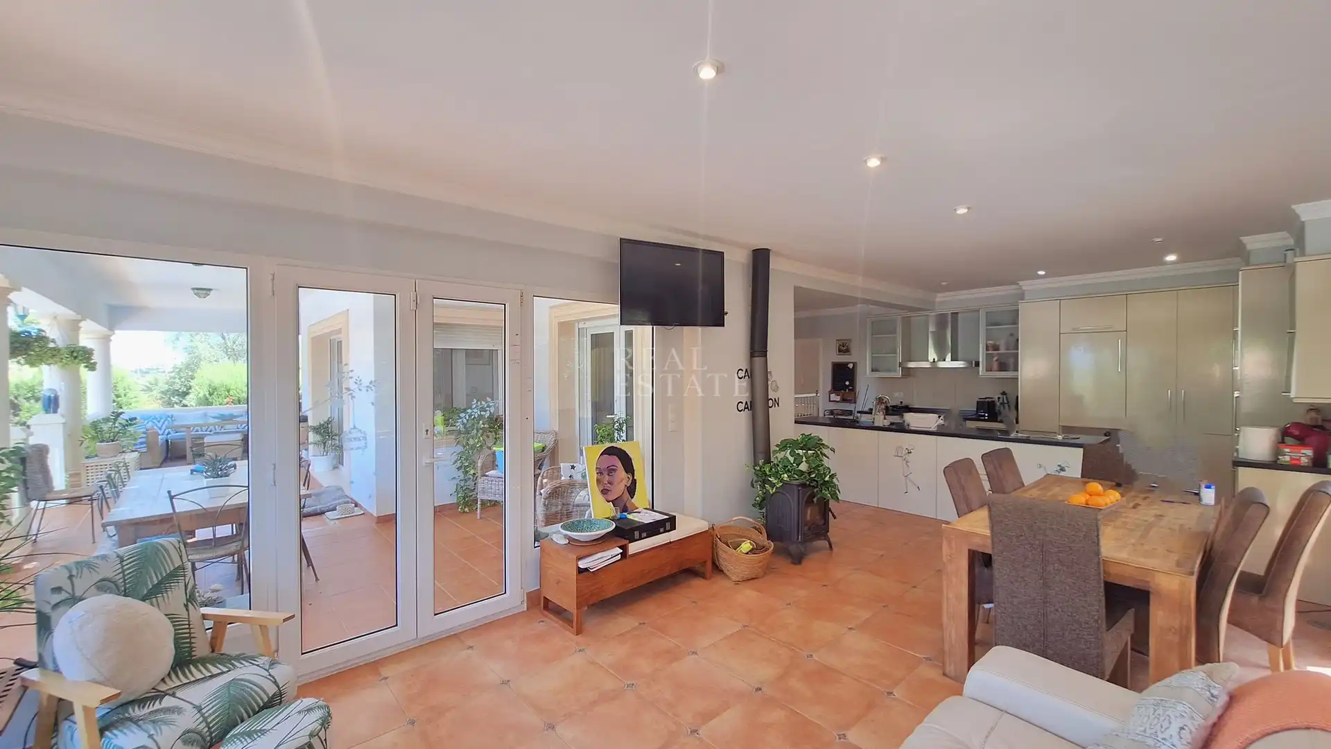 Sala de estar de Casa o chalet en venta en Dénia con Aire acondicionado, Calefacción y Terraza
