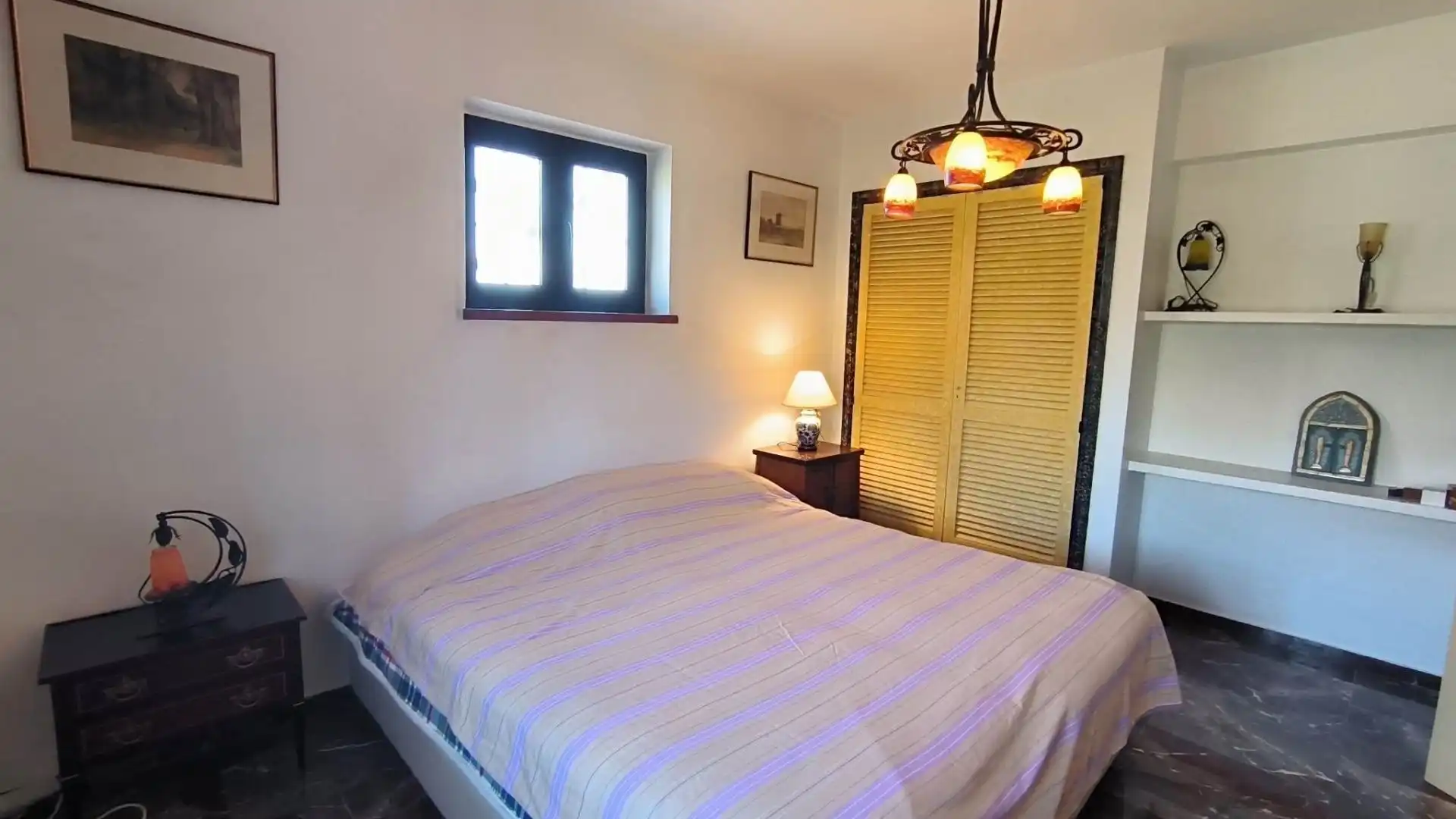 Bedroom of Houses for sale in El Castell de Guadalest  with Air Conditioner, Heating and Terrace