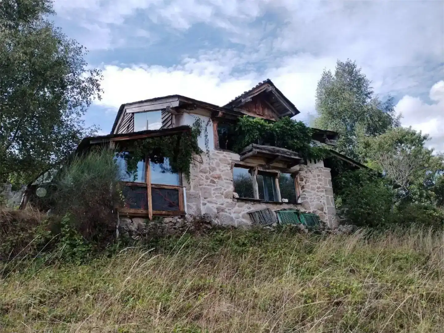 Vista exterior de Casa o chalet en venta en Chandrexa de Queixa con Jardín privado, Amueblado y Balcón
