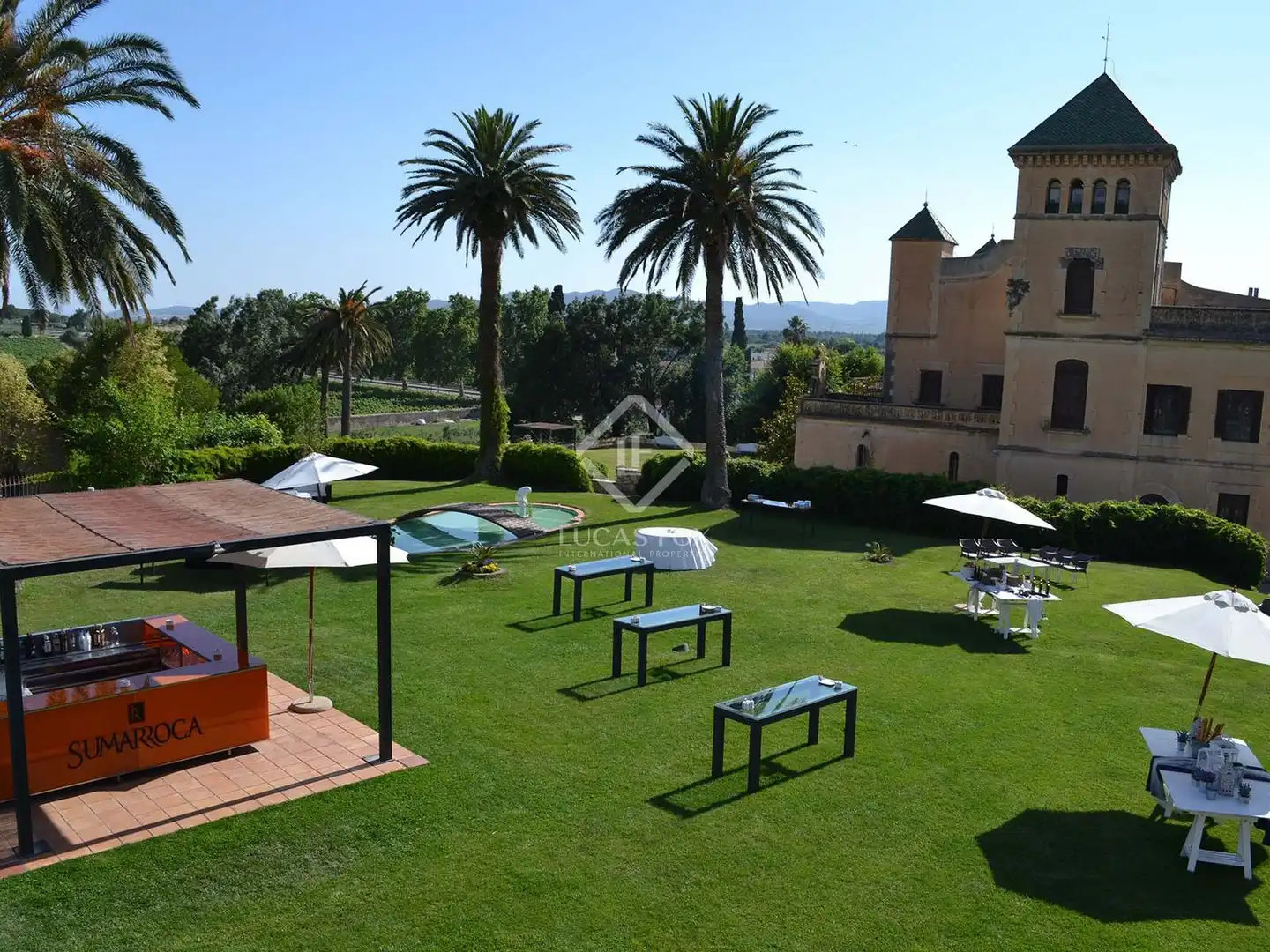 Jardín de Finca rústica en venta en Banyeres del Penedès con Jardín privado, Terraza y Piscina