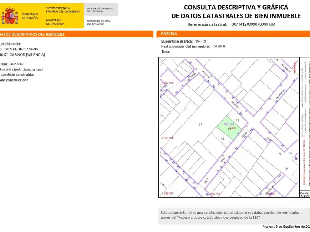 Vista exterior de Residencial en venta en Casinos