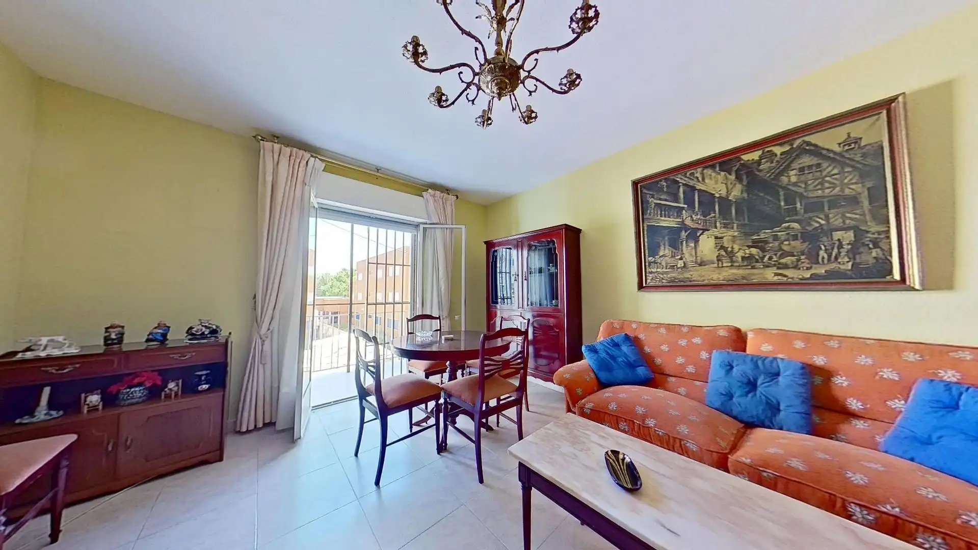 Sala de estar de Piso en venta en Madrid con Calefacción y Terraza