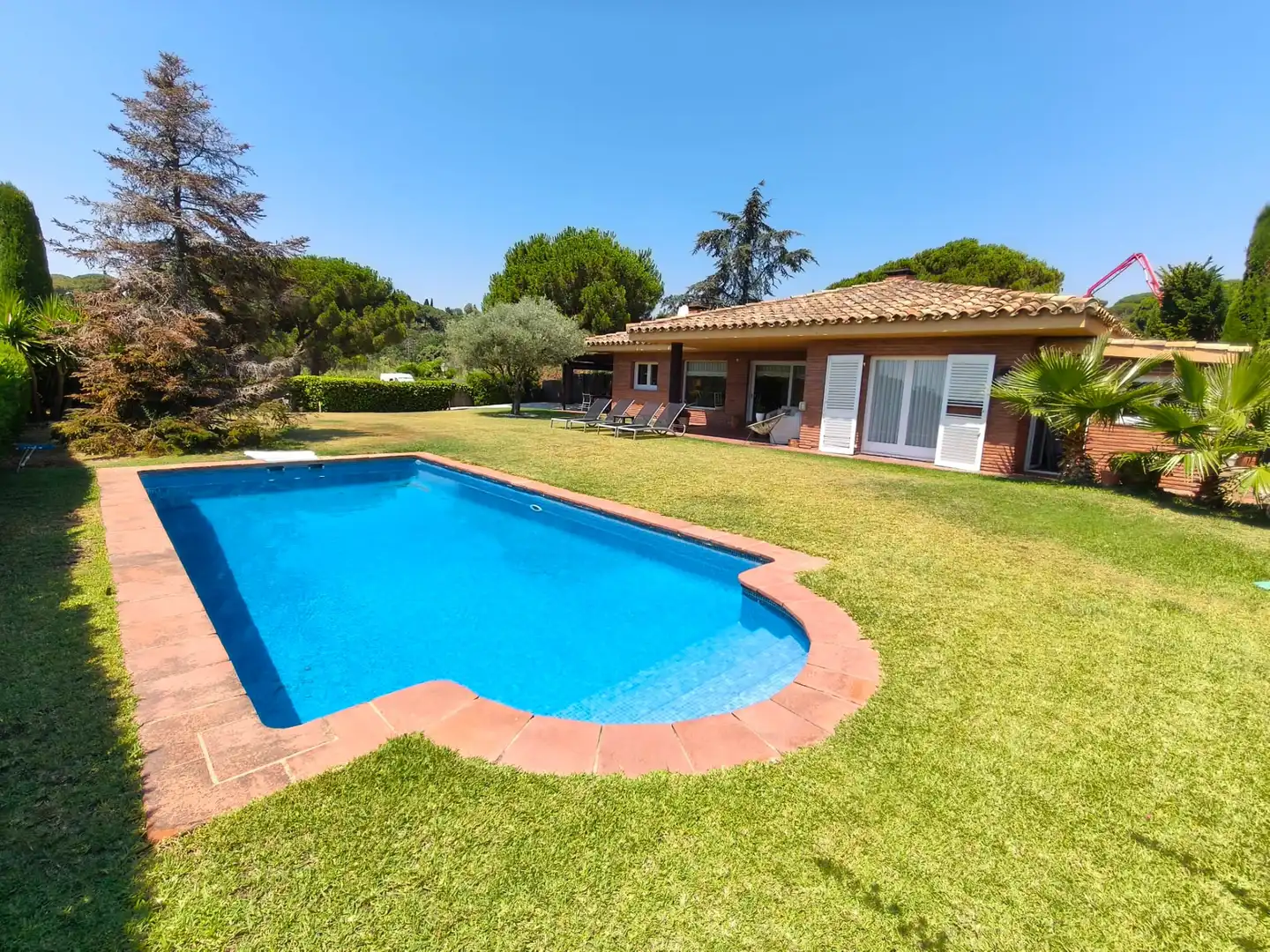 Garden of Houses for sale in Sant Andreu de Llavaneres  with Air Conditioner, Heating and Private garden