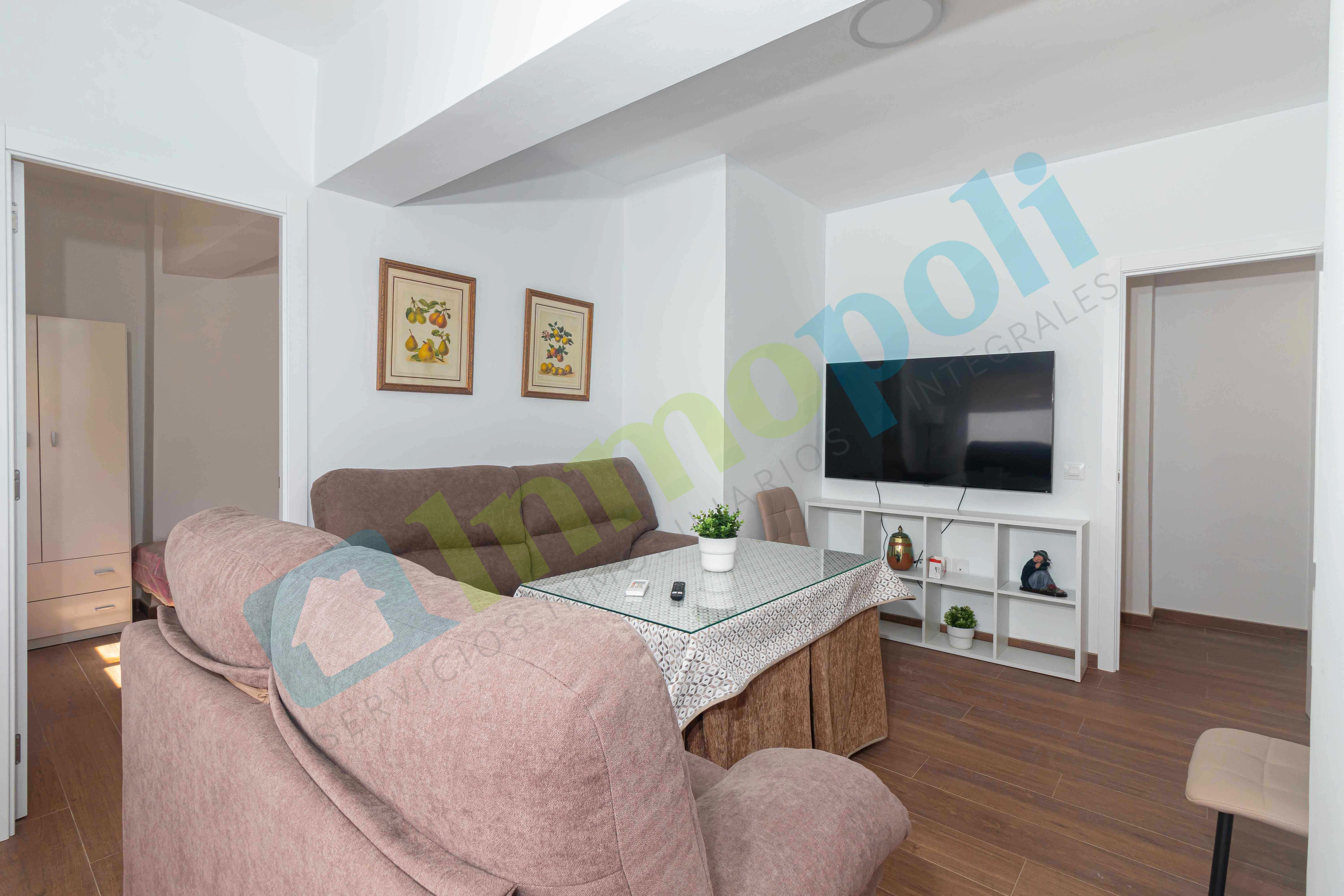 Living room of Flat to rent in Badajoz Capital  with Furnished, Washing machine and TV