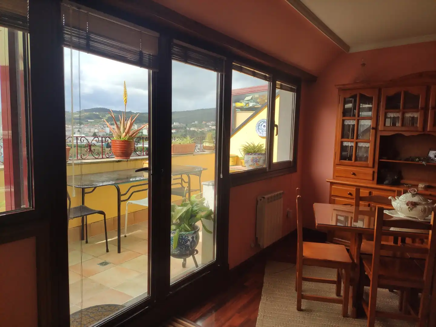 Dining room of Duplexes for sale in Arteixo  with Heating, Parquet flooring and Terrace