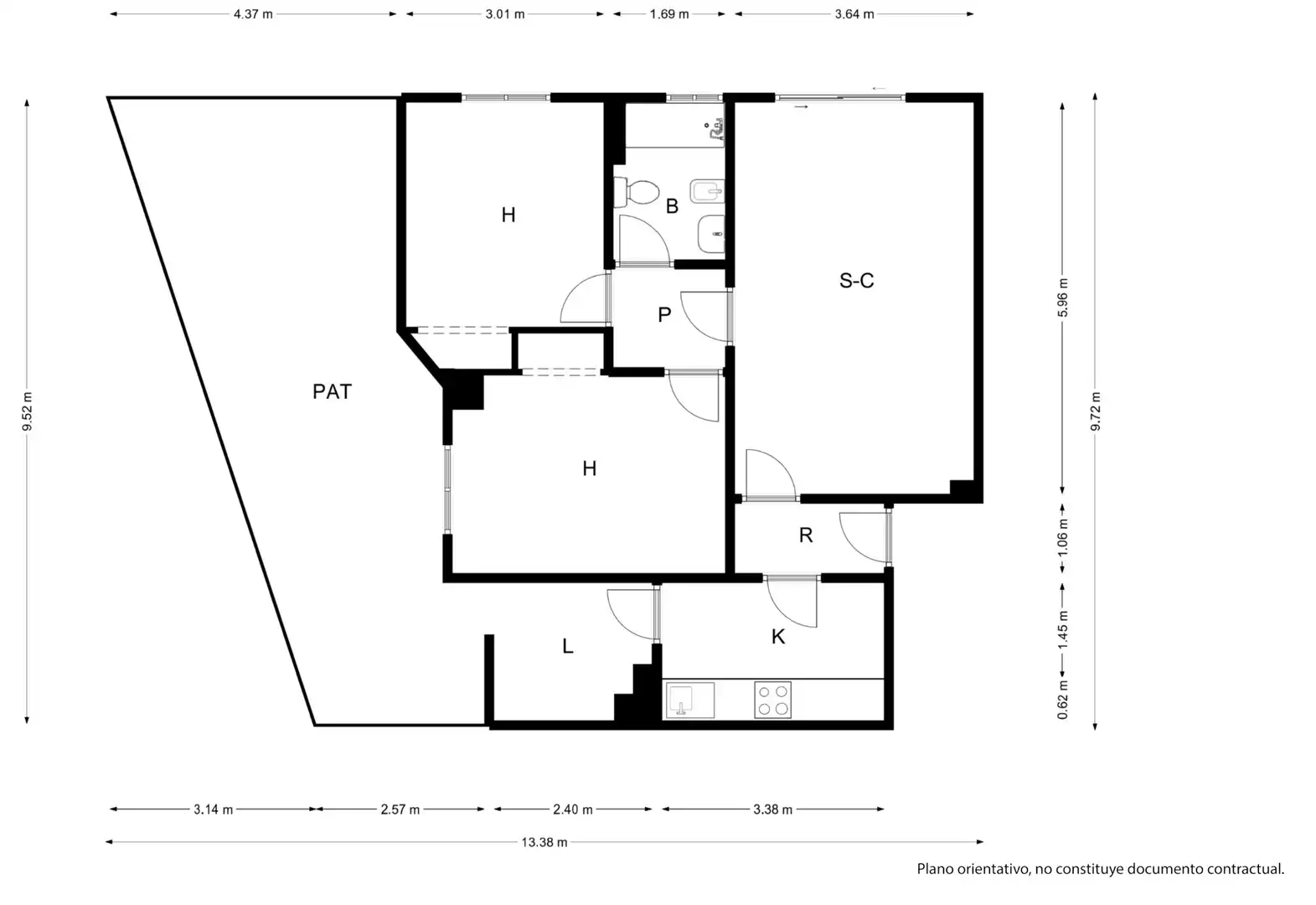 Flat for sale in Arona