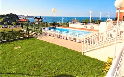 Swimming pool of Planta baja for sale in Castro-Urdiales  with Heating, Parquet flooring and Terrace