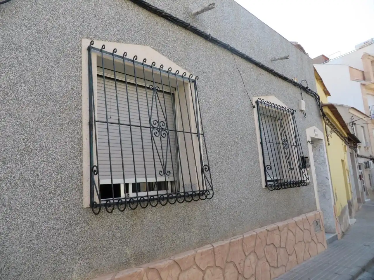 Vista exterior de Casa adosada en venda en Murcia