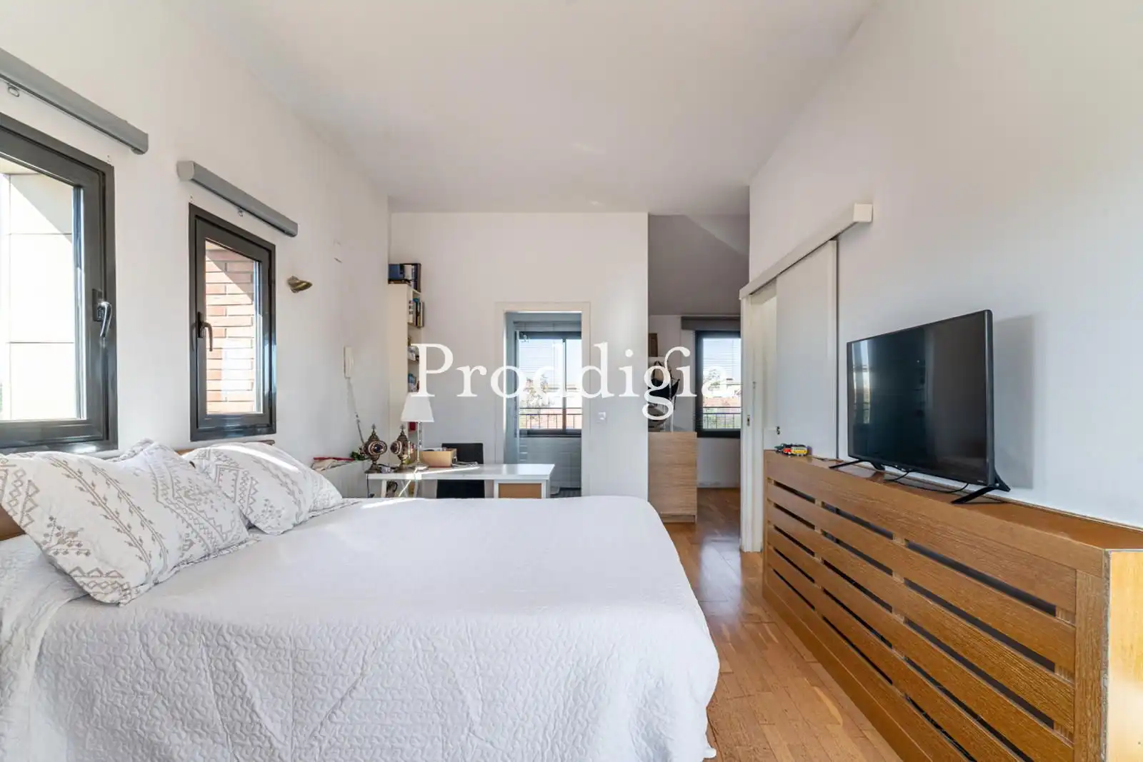 Bedroom of Detached homes for sale in Sant Cugat del Vallès  with Air Conditioner, Heating and Private garden