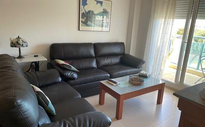 Living room of Flat to rent in Roquetas de Mar  with Air Conditioner, Terrace and Balcony