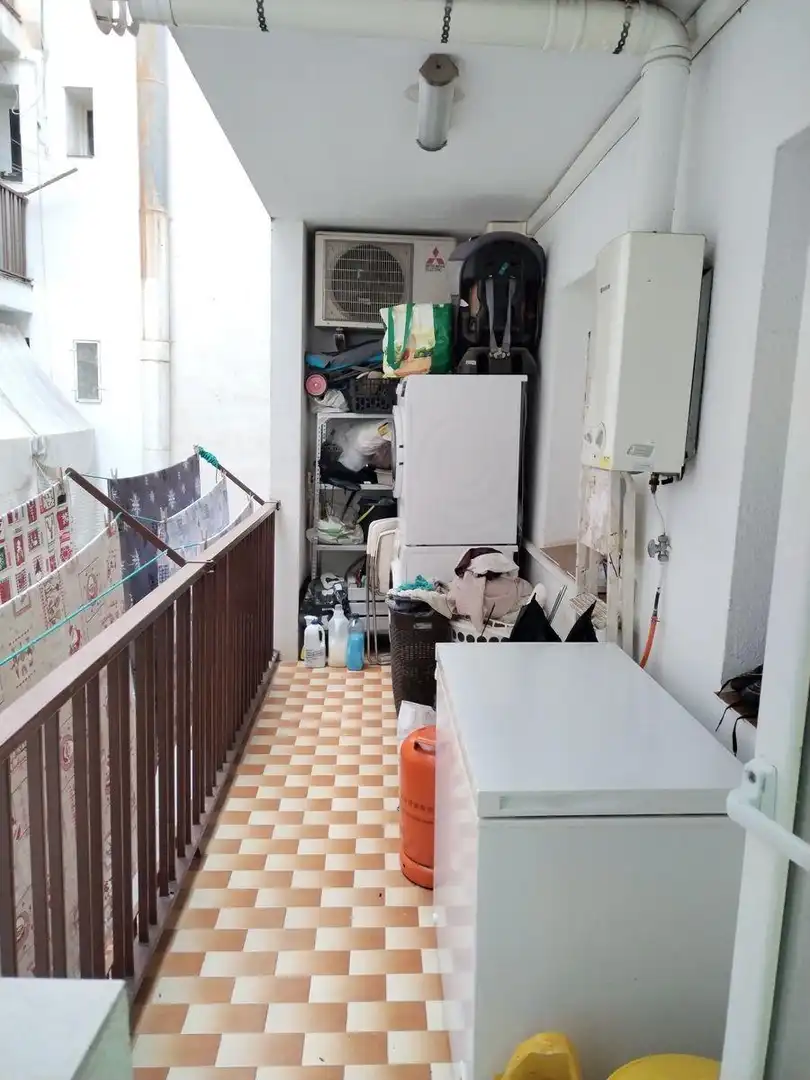 Balcony of Flat for sale in Tortosa  with Parquet flooring, Terrace and Storage room