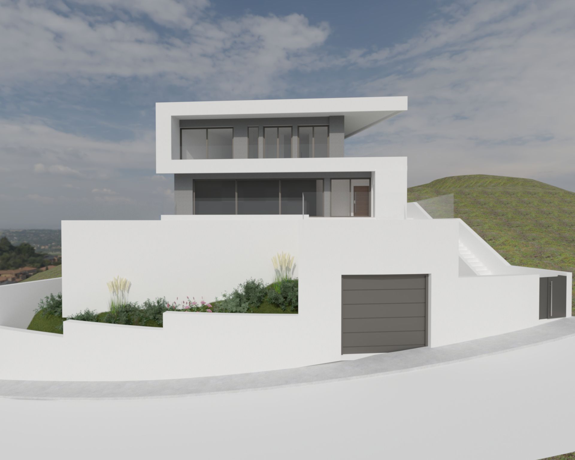 Vista exterior de Casa o xalet en venda en Molins de Rei amb Aire condicionat, Calefacció i Jardí privat