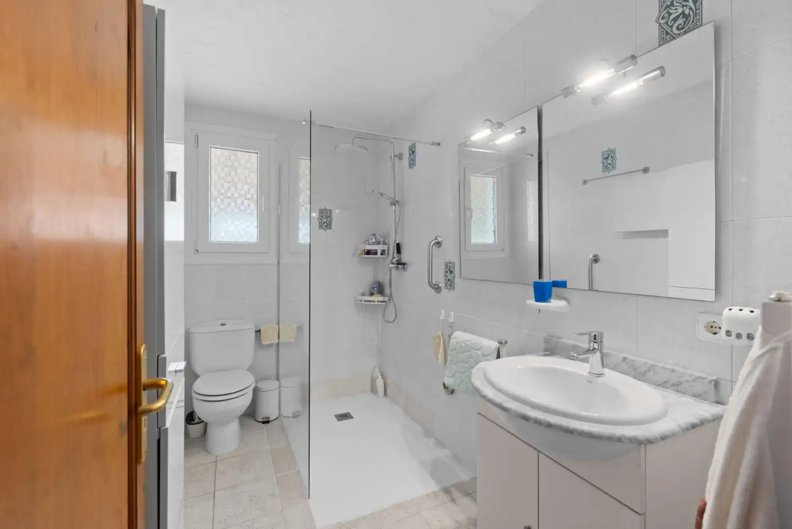 Badezimmer von Country house zum Verkauf in Manacor mit Klimaanlage, Heizung und Terrasse