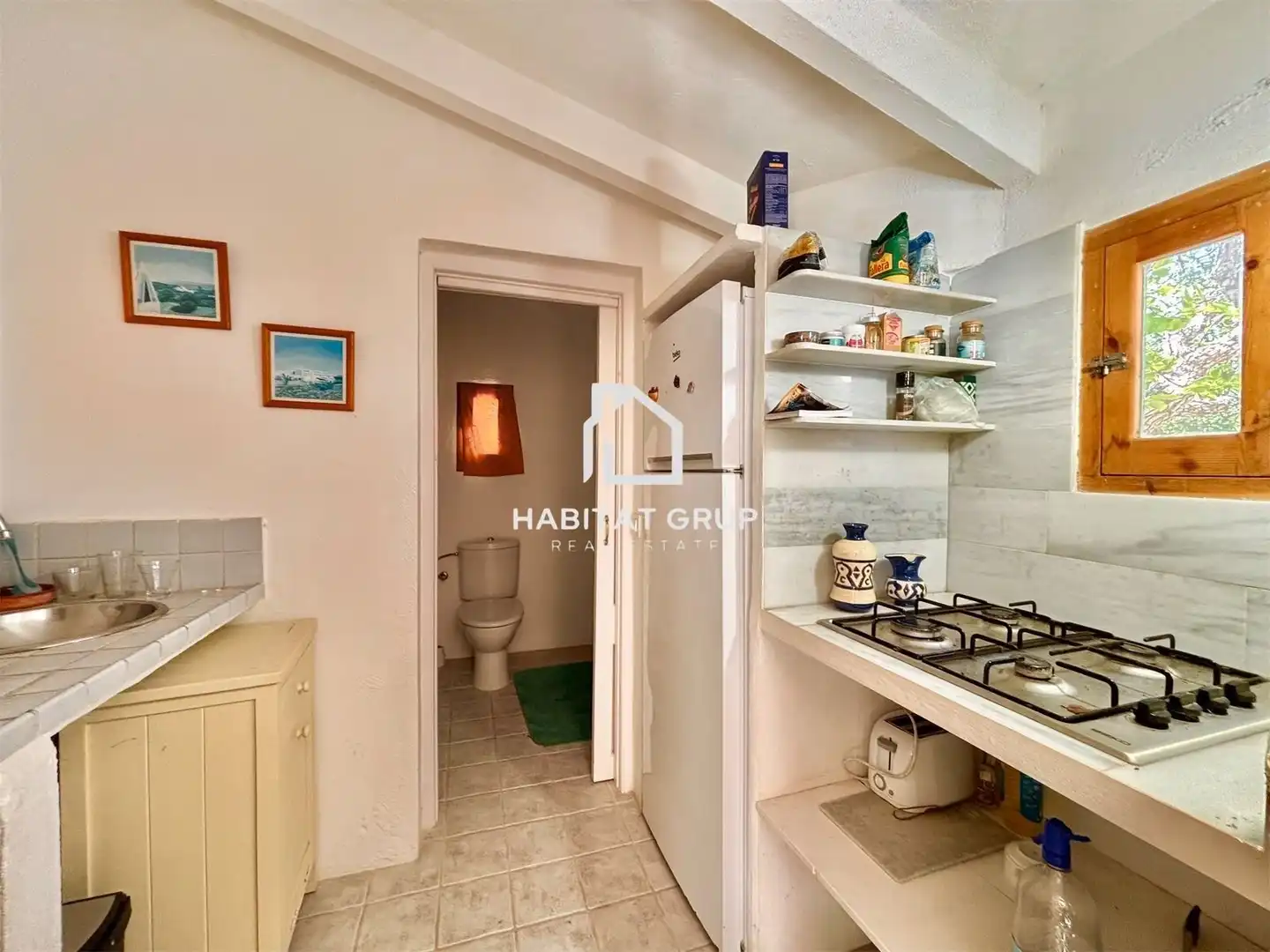 Küche von Haus oder Chalet zum Verkauf in Sant Lluís mit Klimaanlage, Heizung und Privatgarten