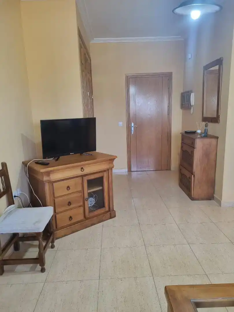 Wohnzimmer von Wohnung zur Miete in Mérida mit Klimaanlage, Abstellraum und Ofen