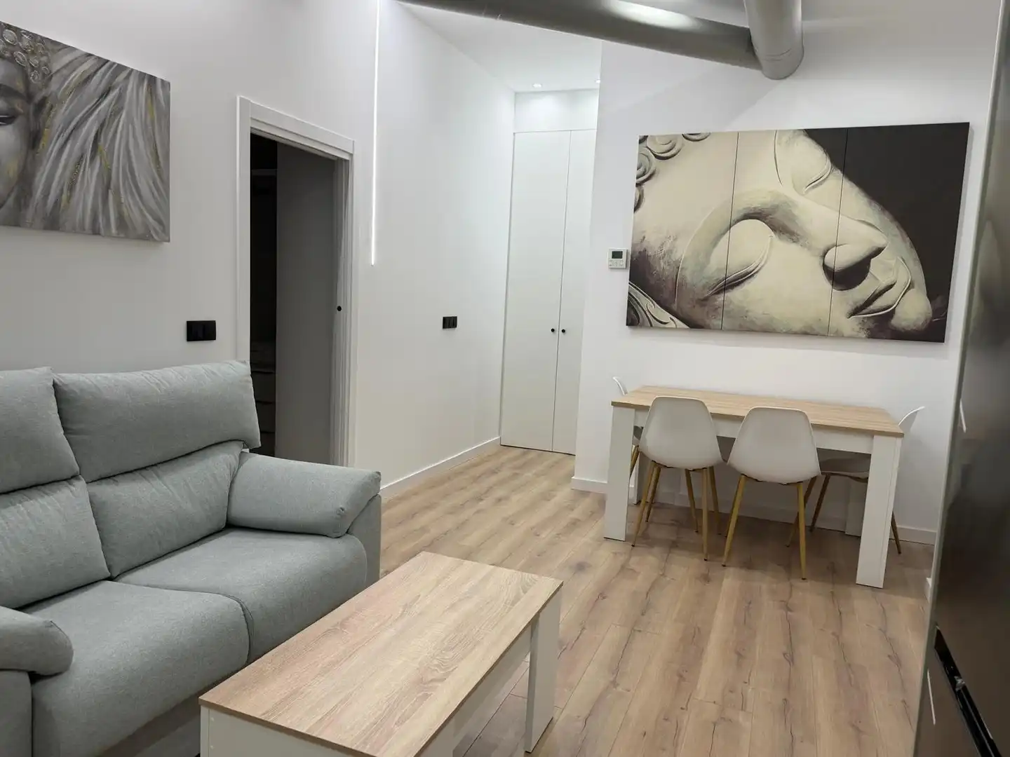 Wohnzimmer von Wohnungen zum Verkauf in Murcia mit Klimaanlage, Heizung und Parkett