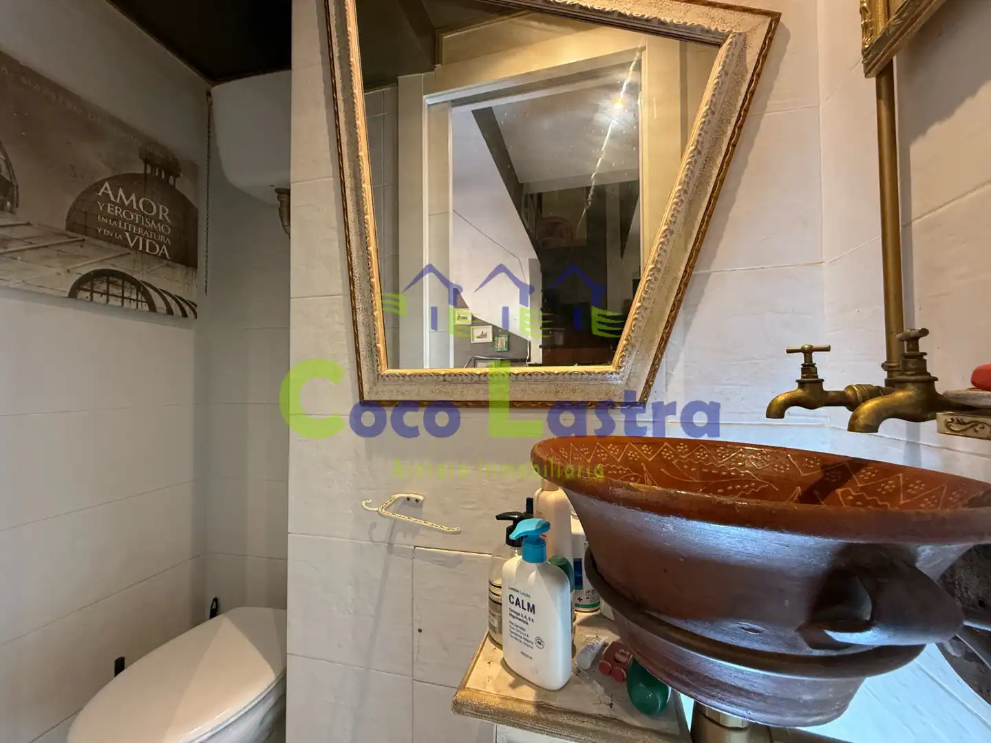 Badezimmer von Maisonette zum Verkauf in Salamanca mit Heizung, Terrasse und Ofen
