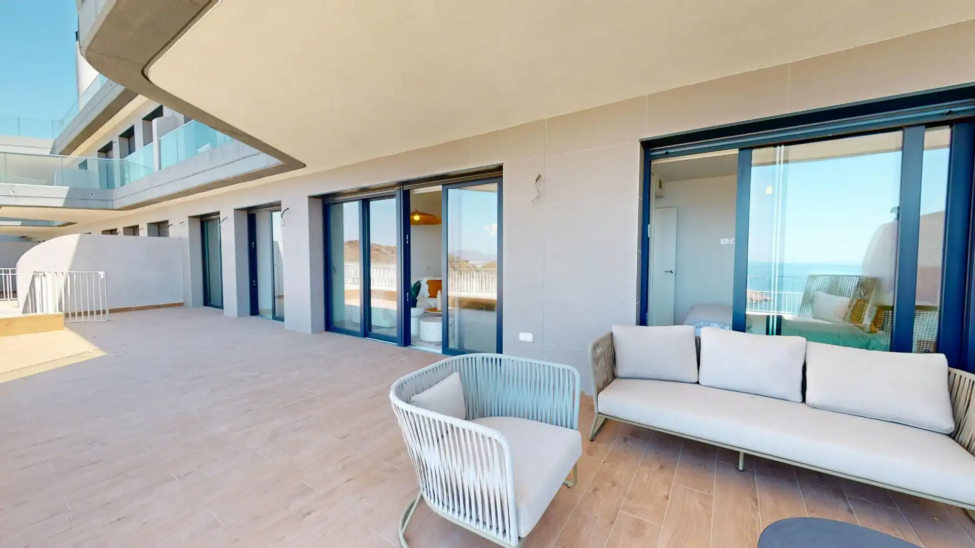 Terrasse von Dachboden zum Verkauf in Águilas mit Klimaanlage, Terrasse und Abstellraum