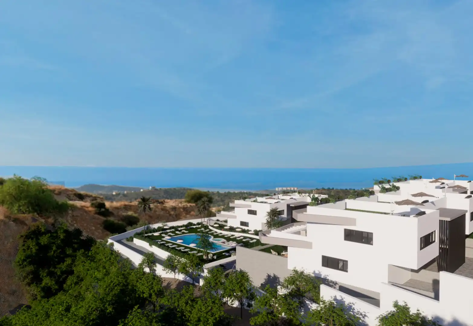 Apartamento con terraza en venta en Balcón de Finestrat - Terra Marina