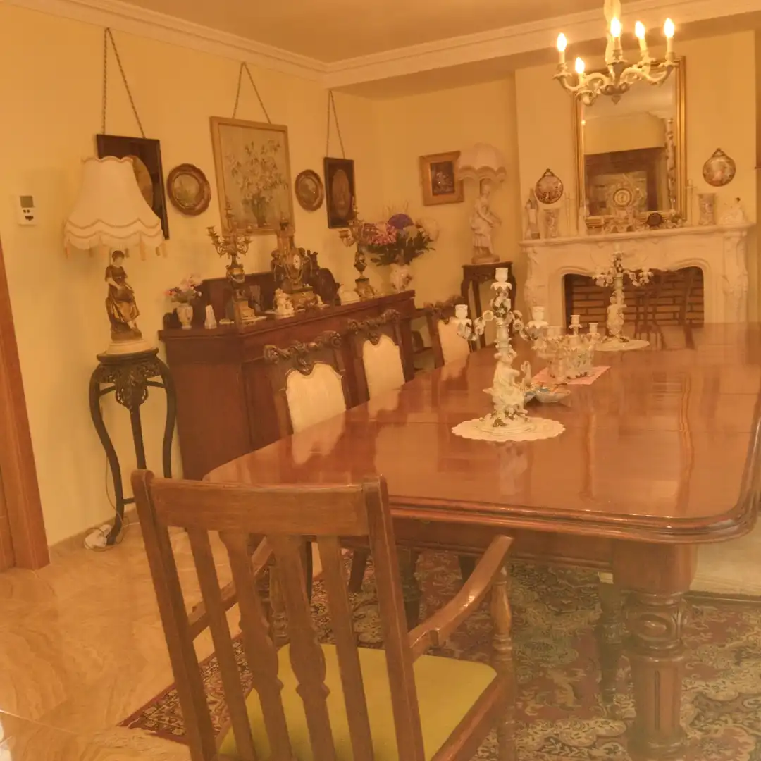 Menjador de Casa o xalet en venda en El Escorial amb Calefacció, Jardí privat i Parquet