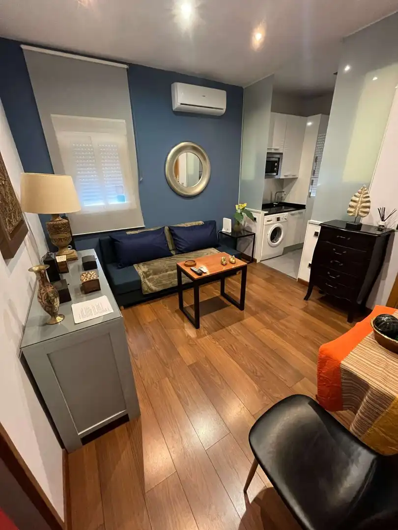 Living room of Apartments for share in Madrid  with Air Conditioner, Heating and Terrace