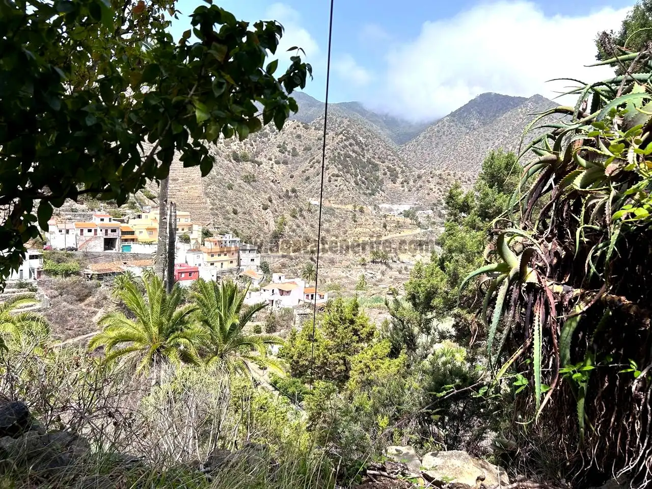 Vista exterior de Finca rústica en venta en Vallehermoso con Aire acondicionado, Calefacción y Jardín privado