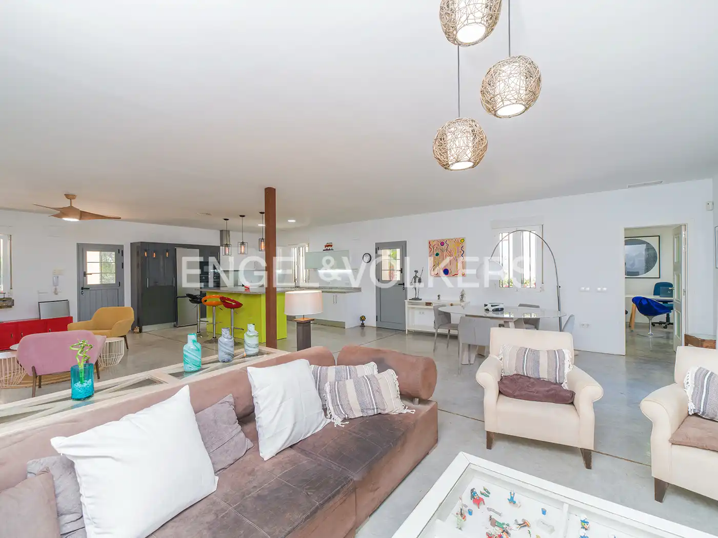 Sala de estar de Casa o chalet en venta en Santa Pola con Aire acondicionado, Calefacción y Jardín privado