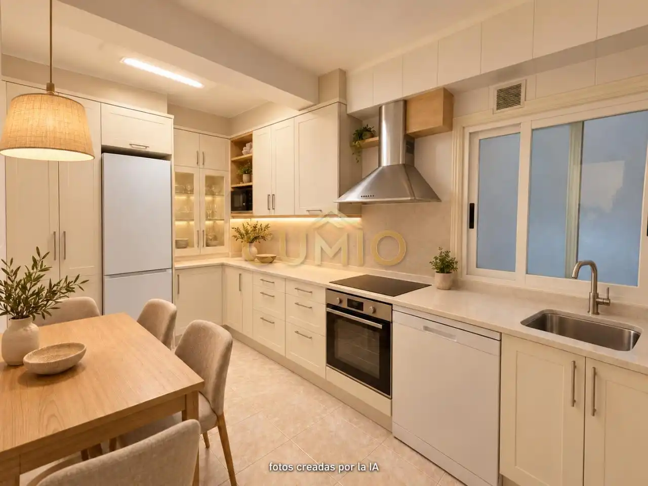 Cocina de Piso en venta en Vigo  con Calefacción, Parquet y Terraza