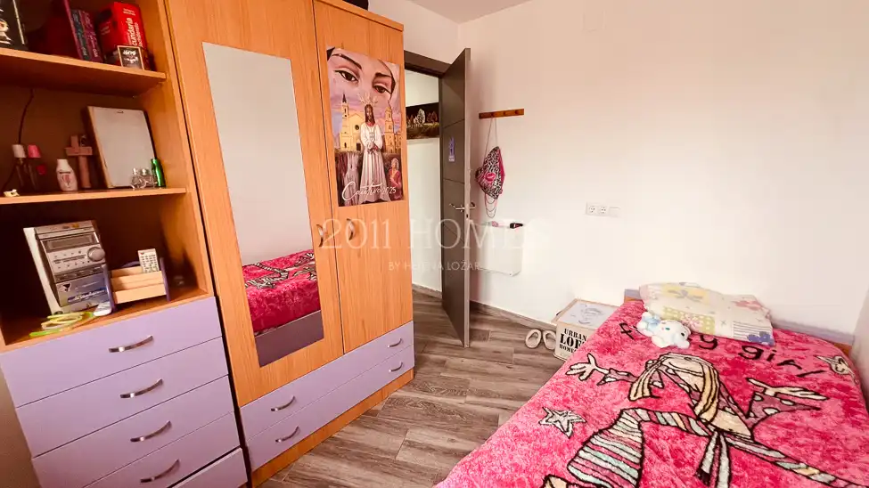 Bedroom of Flat for sale in Málaga  with Air Conditioner, Private garden and Balcony