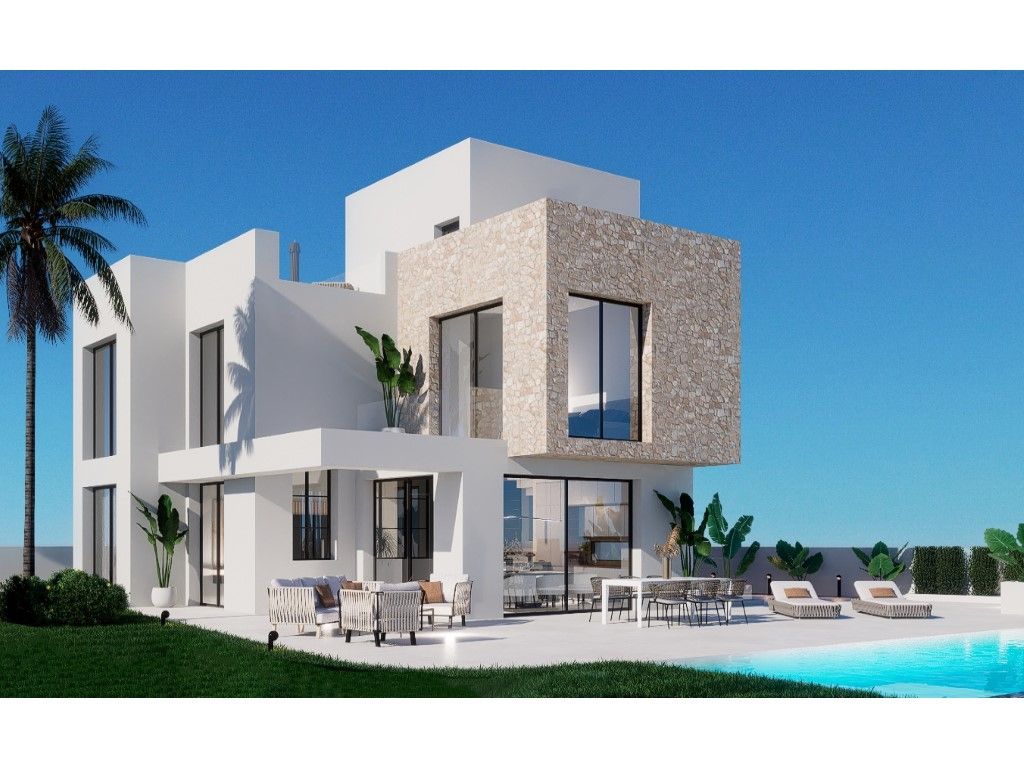 Exterior view of House or chalet for sale in Finestrat  with Swimming Pool