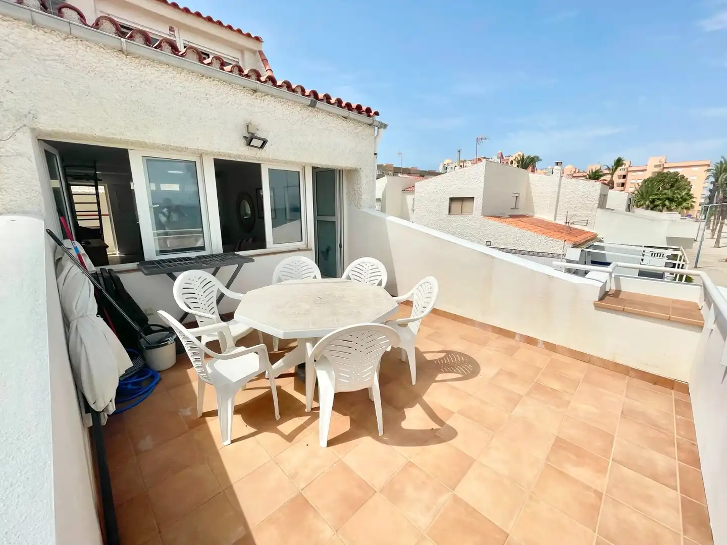 Terrace of Apartments for rent in Cartagena  with Air Conditioner, Terrace and Furnished