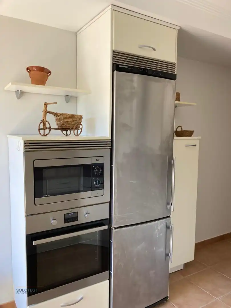 Kitchen of Flat for rent in Usurbil  with Heating, Terrace and Furnished