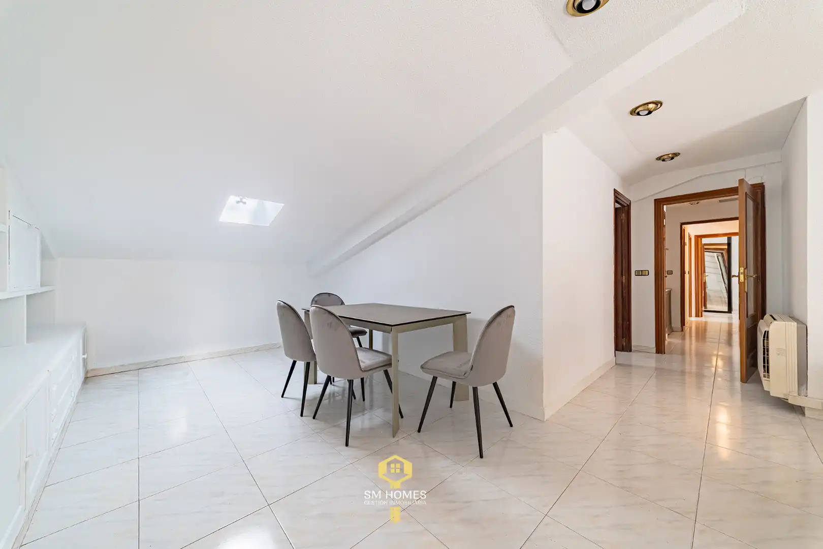 Dining room of Attic for sale in San Fernando de Henares  with Air Conditioner, Heating and Terrace