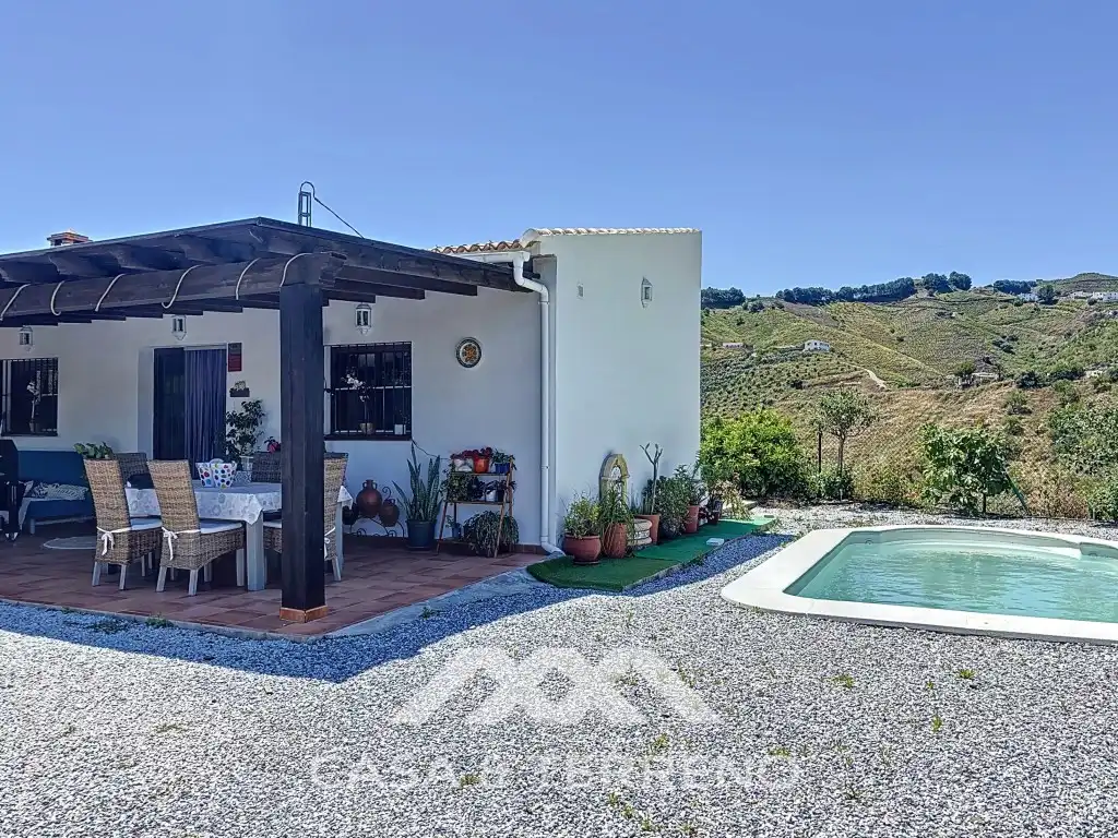 Exterior view of Country homes for sale in El Borge  with Air Conditioner and Swimming Pool
