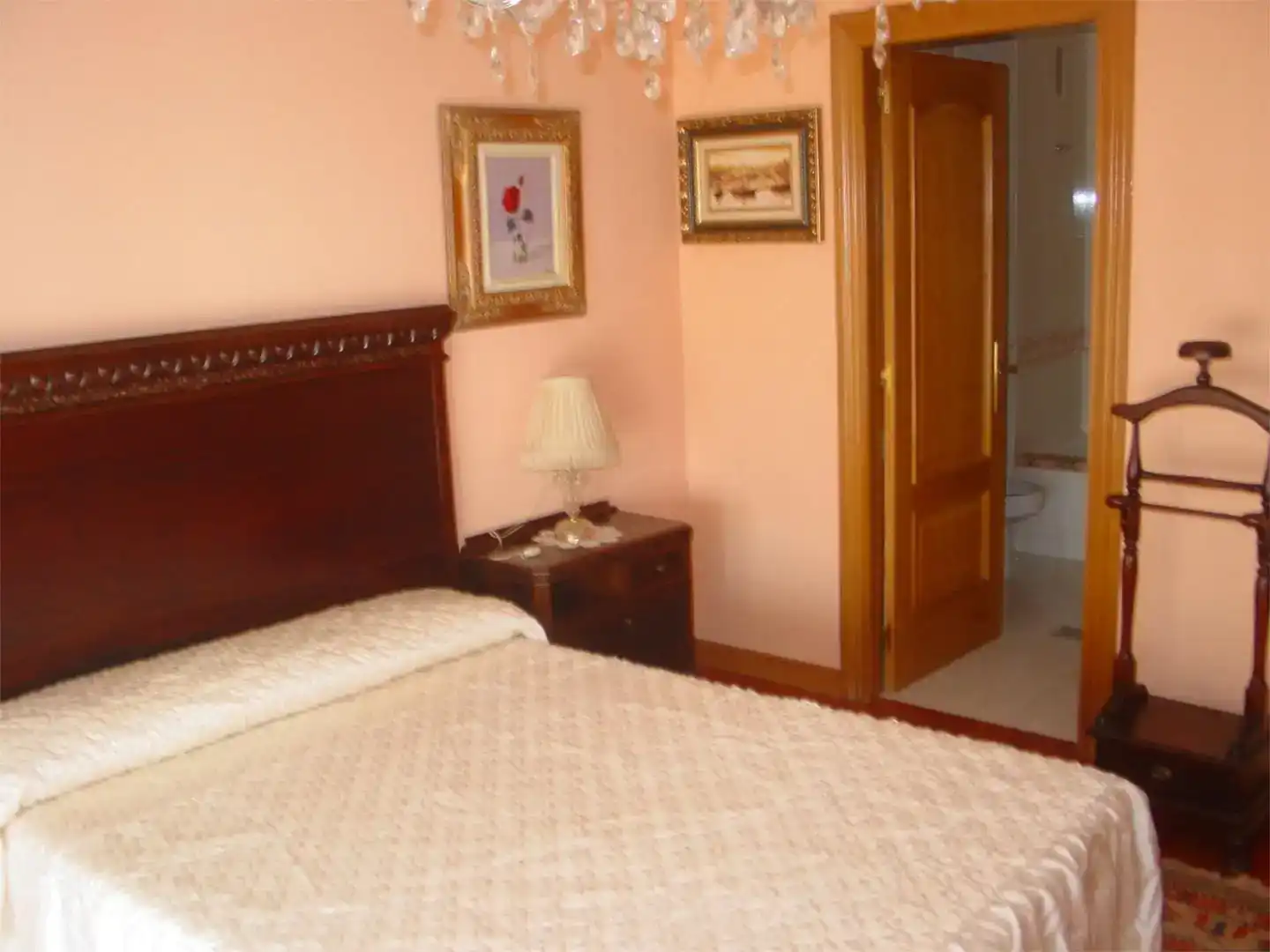 Dormitori de Casa adosada de lloguer en Baiona amb Jardí privat, Parquet i Traster