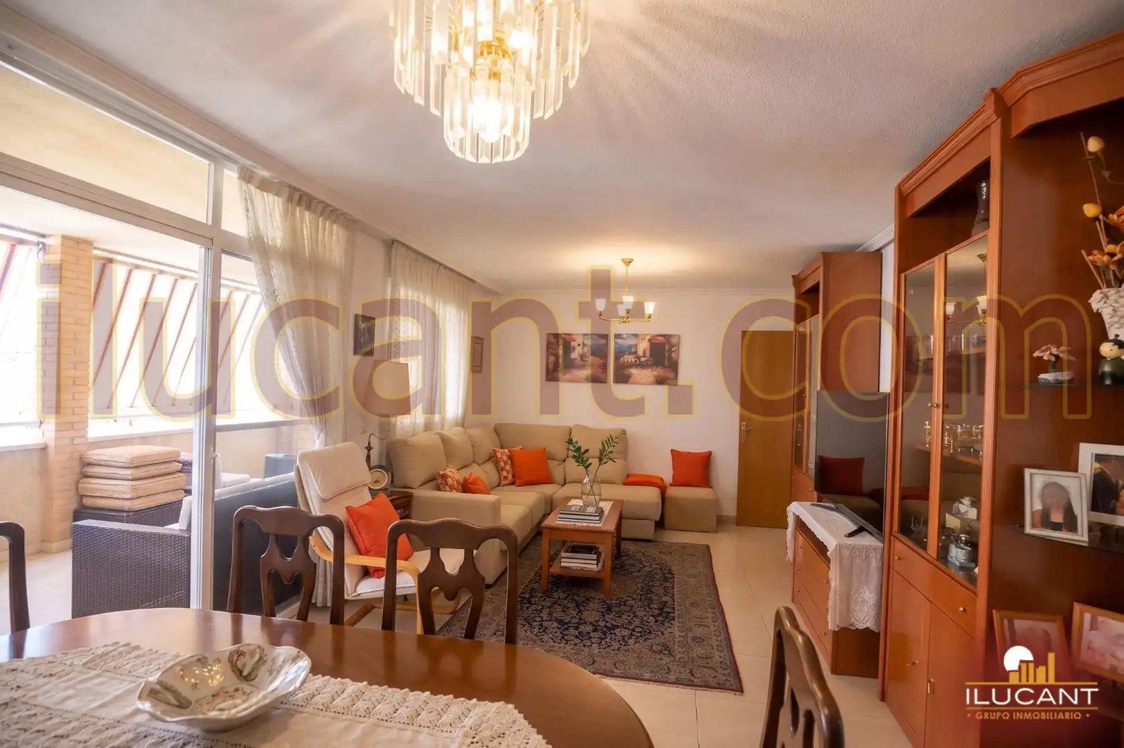 Living room of Flat for sale in Alicante / Alacant  with Air Conditioner, Heating and Terrace