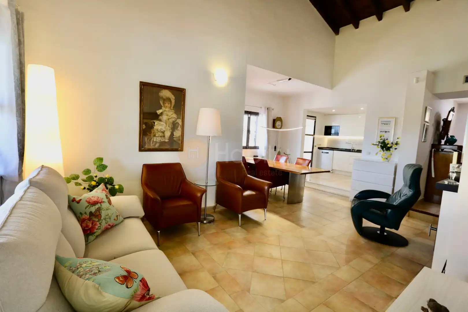 Sala de estar de Casa o chalet en venta en Fuente Álamo de Murcia con Aire acondicionado, Calefacción y Jardín privado