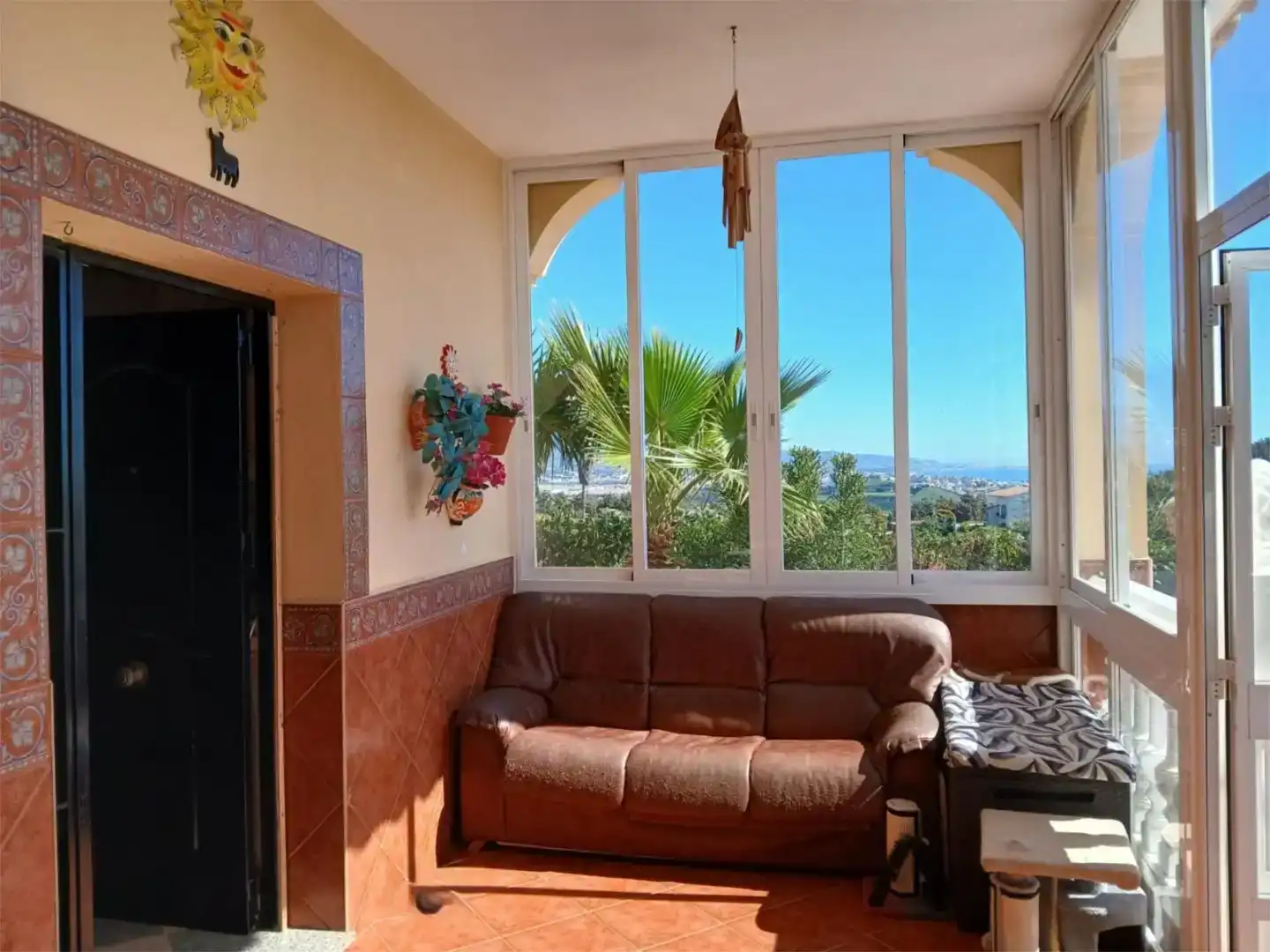 Sala de estar de Piso en venta en Vélez-Málaga con Piscina y Balcón