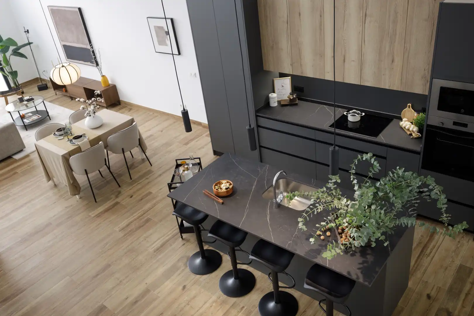 Cocina de Casa adosada en venta en Madrid con Aire acondicionado, Amueblado y Alarma