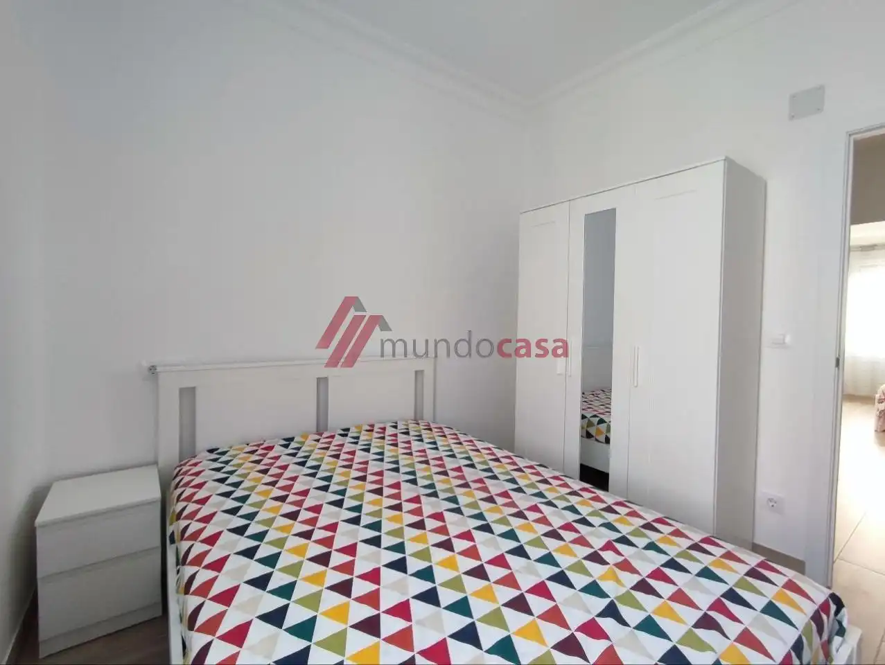 Bedroom of Flat for rent in Ferrol  with Heating and Furnished