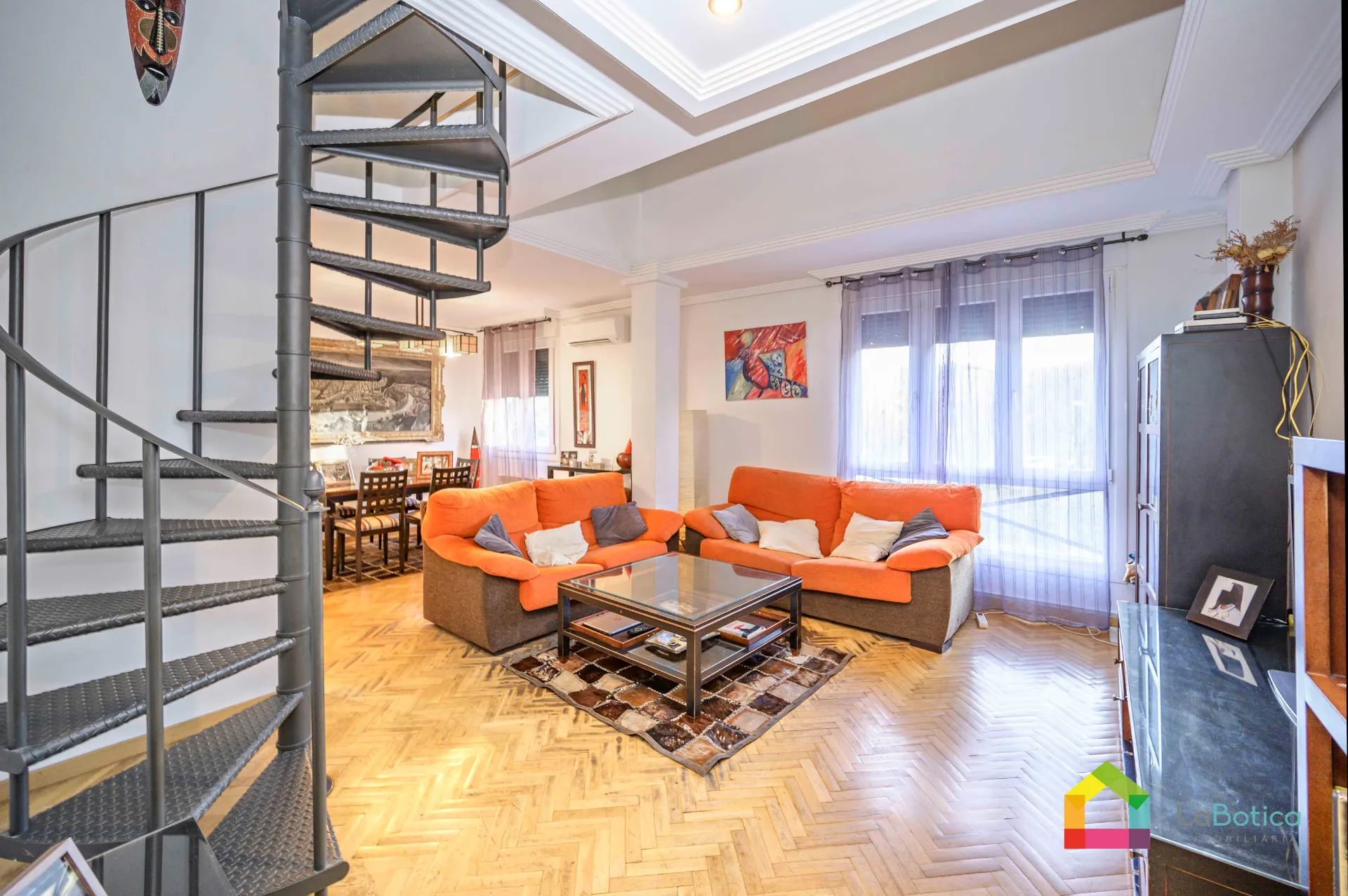 Sala d'estar de Pis en venda en  Toledo Capital amb Calefacció