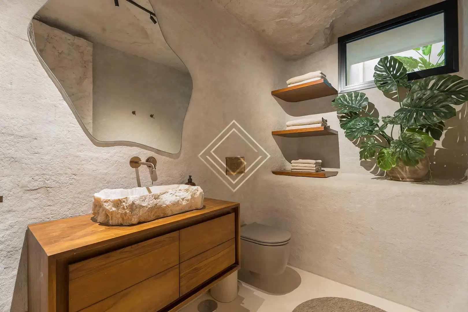 Baño de Casa o chalet en venta en Marbella con Aire acondicionado, Jardín privado y Terraza