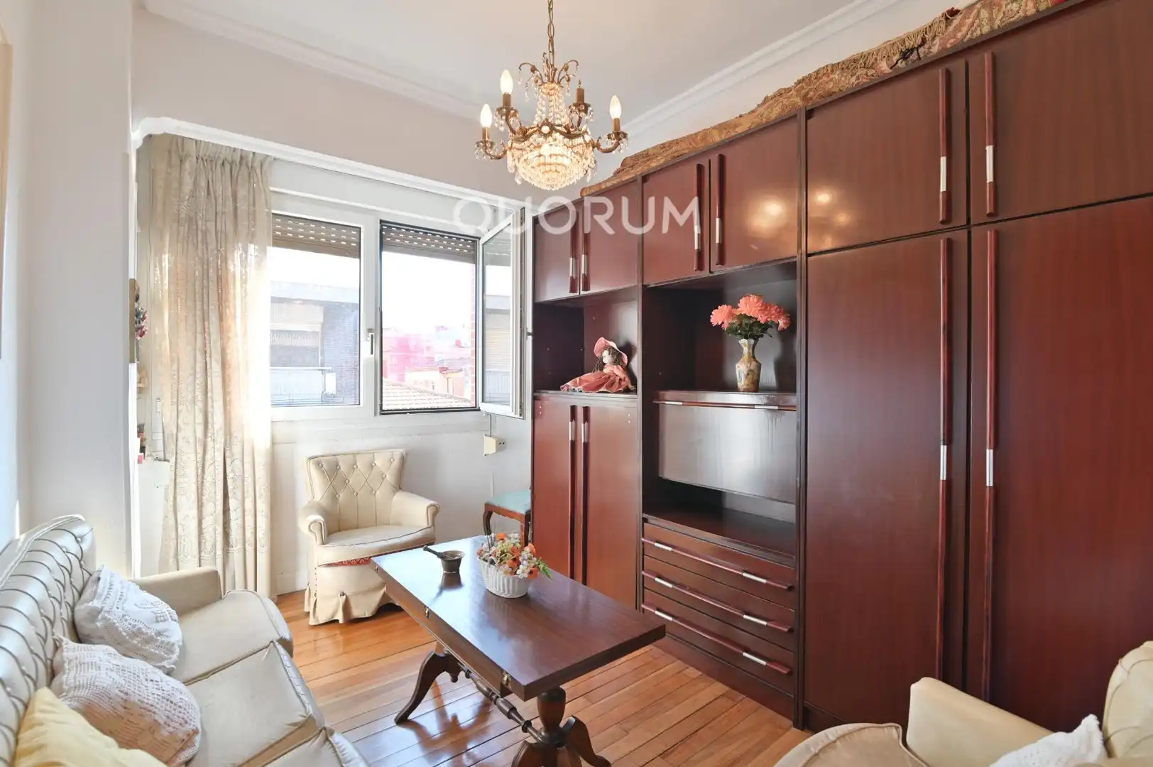 Sala de estar de Piso en venta en Barakaldo  con Terraza, Amueblado y Balcón