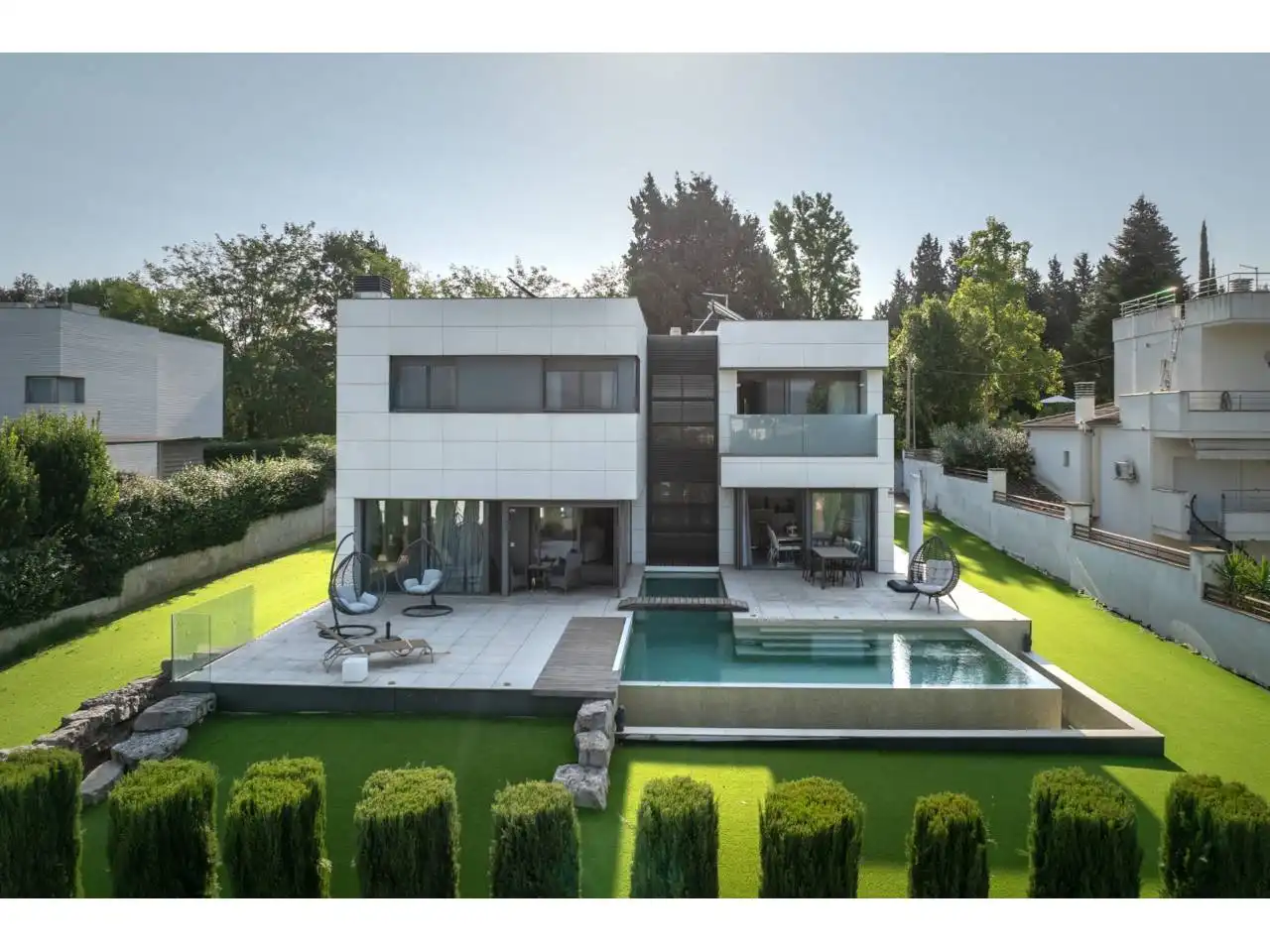 Vista exterior de Casa o xalet en venda en Fornells de la Selva amb Aire condicionat, Calefacció i Jardí privat